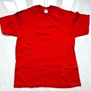 Brand New Supreme Tee Shirt Plain In Red color size L new no tags